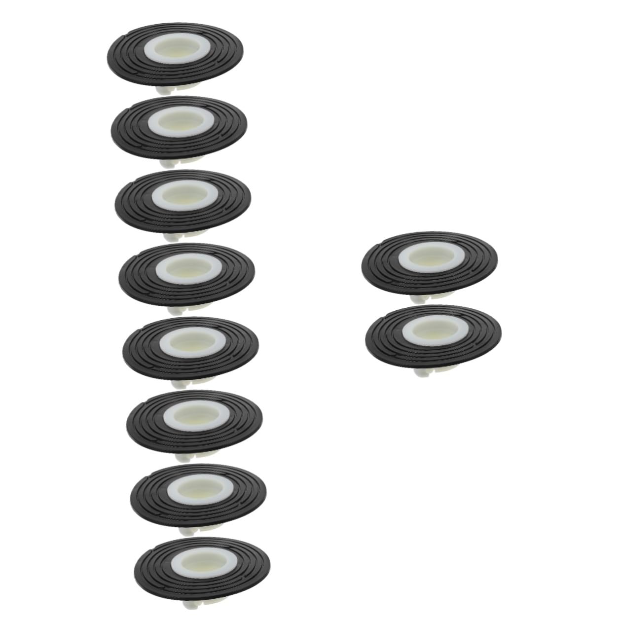 SHINEOFI 5 Sätze Bodenablauf Filter Kunststoff Abflusssieb Für Haarfänger Und Abflusshaarsieb Einsetzbar Für Bodenabläufe Einfache Installation Und Effektiver Schutz Gegen 2 Stücke * 5