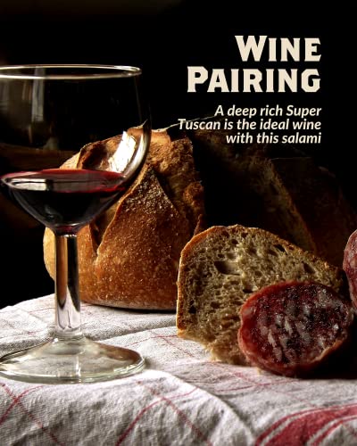 Fortuna's Italian Dry Salami - Nitrate-Free Artisanal Charcuterie With Natural Fennel - Gluten-Free And Ideal For Keto Diets - Delicious Flavor And Texture For Snacking Or Cooking, 2 Sticks, 7-8 Oz Each Hand Cut Stick #TOP4