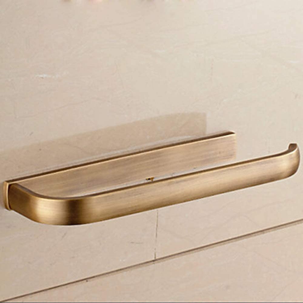 Bathroom Shelves Towel Bar Contemporary Brass 1 Piece - Hotel Bathroom 1 Towel Bar