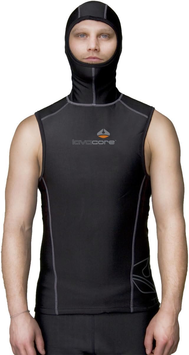 Lavacore by Oceanic Men's Hooded Vest - Medium/Large