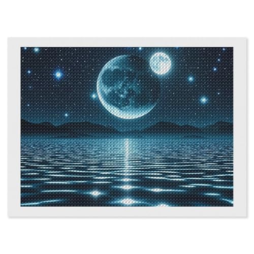 Peinture diamant 5D avec veilleuse pour une ambiance relaxante dans votre chambre