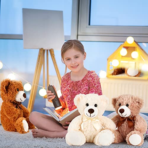 Sosation 60 Pcs 14 Inches Bear Bulk Stuffed Animals Plush Bear Cute Plush Toys Soft Bear Plush Dolls For Girlfriend Baby Shower Gender Reveal Graduation Wedding Birthday Party Home Bedroom Favors #TOP4