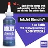 Ink Jet Refill Stencil Ink Compatible for Stencils Printer Ink (Violet, 4-Oz Bottle)