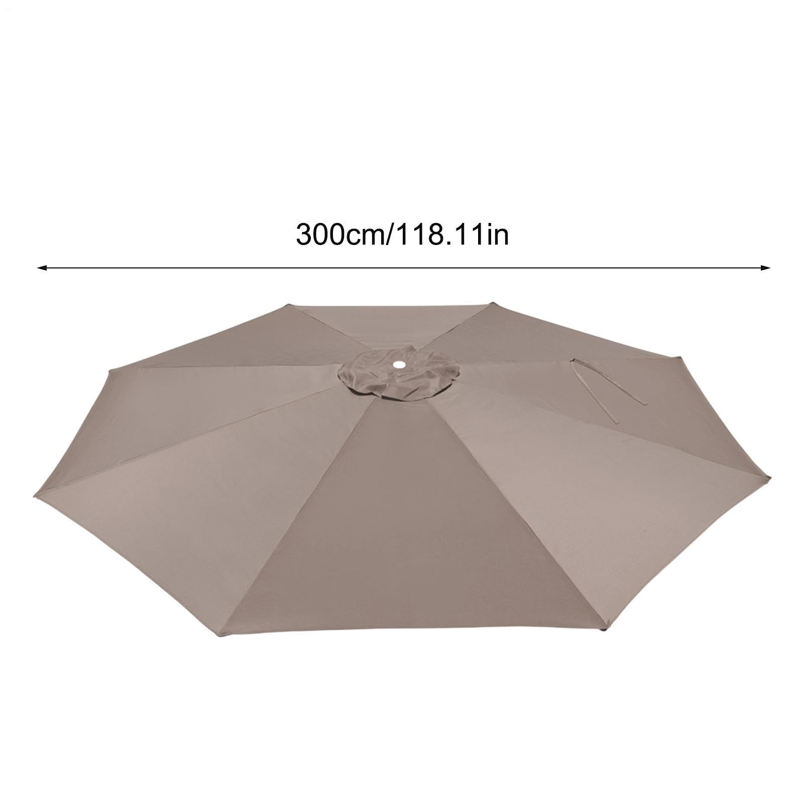 Parasol przeciwsłoneczny na patio | Zdejmowana ochrona przed promieniowaniem UV Łatwe nachylenie i łatwa korba | Zewnętrzny parasol na zewnątrz, na plażę, ponton, ogród, park, podwórko, taras, do
