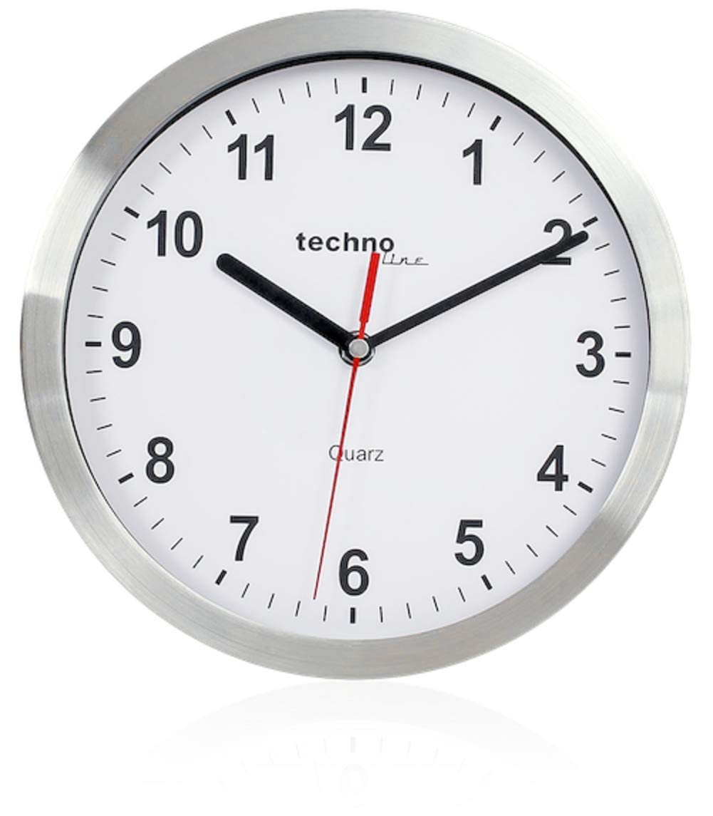 Technoline WT 765 Radio Alarm Clock, Silver