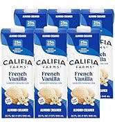 Califia Farms - French Vanilla Almond Milk Coffee Creamer, 32 Oz (Pack of 6), Shelf Stable, Dairy...