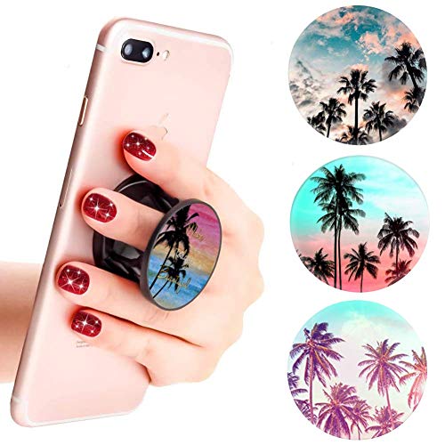 4 Pack Foldable Expanding Cell Phone Finger Stand Holder Compatible With All Smartphones And Tablets Palm Tree #TOP19
