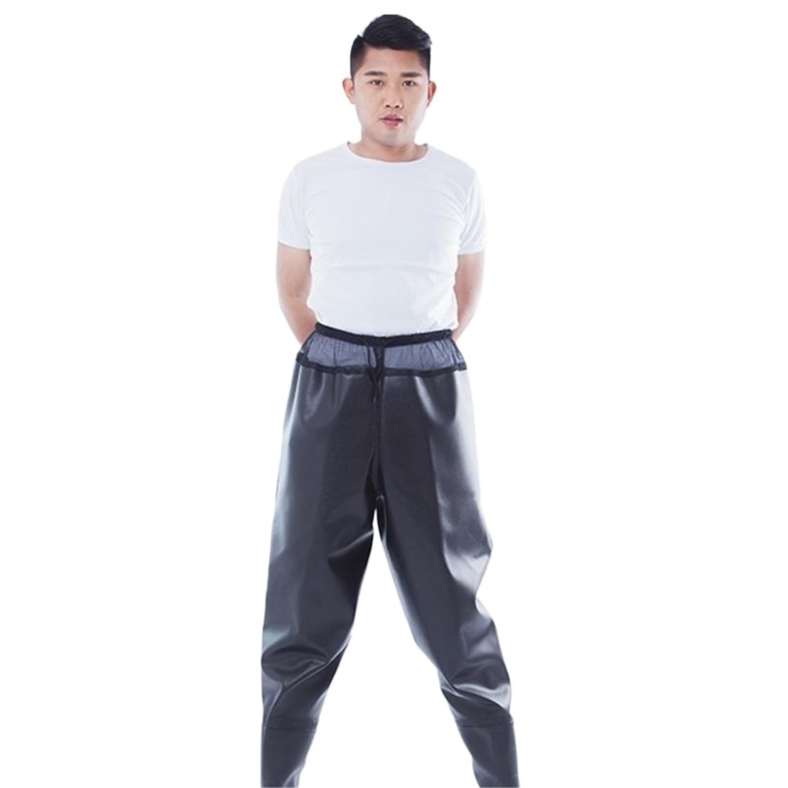 Pantaloni da trampolieri da pesca impermeabili Pantaloni Stivali da pioggia Suola Oxford Pantaloni da trampoliere da caccia Uomini adulti Donne Attrezzatura da pesca Abbigliamento da pesca Per Pesca E