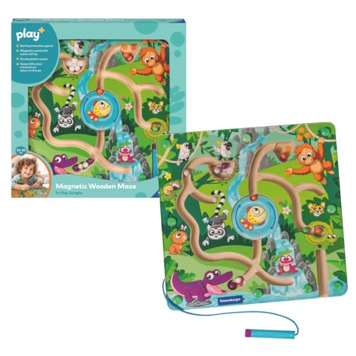 Ravensburger Play+ Magnetic Wooden Maze - in The Jungle |