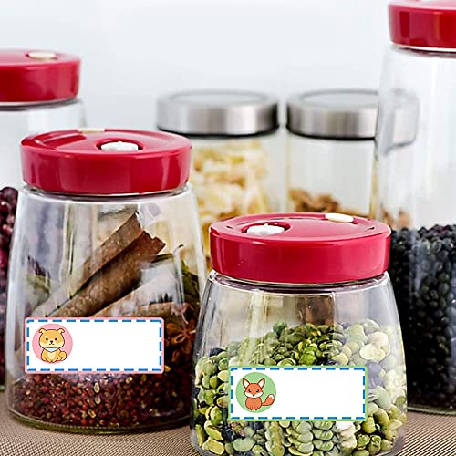 Etichette Adesive,500 Pcs Adesivo Nome Tag Adesivi...