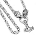Nordische Wikinger Mjolnir Halskette, 361L Edelstahl King Chain, Männer Wolf Kopf Amulett Thor Hammer Anhänger,24in