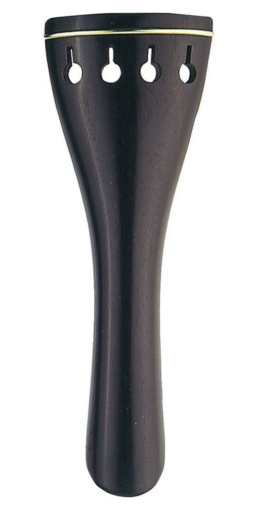 GEWA Cordiera per violoncello in ebano 4/4, cerchio dorato