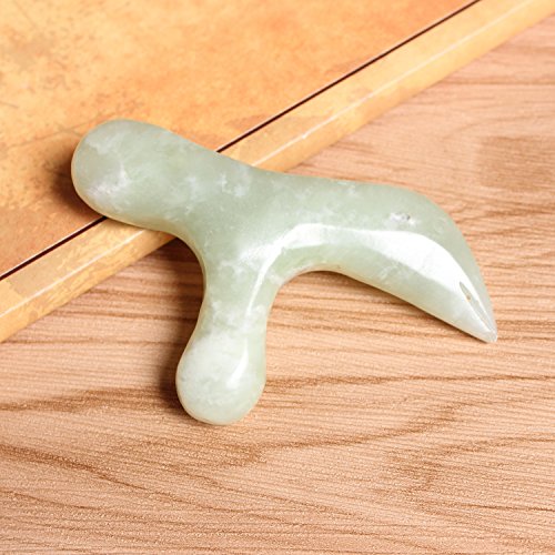 Ewinever EWIN24 Natural Jade Foot Massager Acupuncture Point Massage Foot Care Therapeutic Relief Tool thumb #3