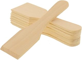 2 x 8 raclettes HOFMEISTER® en bois de 13 cm - Protège les poêlons à raclette enduits - Spatule à raclette résistante à la chaleur en Europe - Accessoire à raclette solide en hêtre