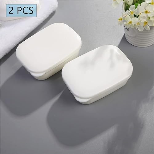 Miniatura 4 de Mitonow 2pcs Travel Soap Holder Box with Strong Sealing & Leakproof, Portable Soap Dish Saver Case Container for Shower, Traveling, Home, Outdoor