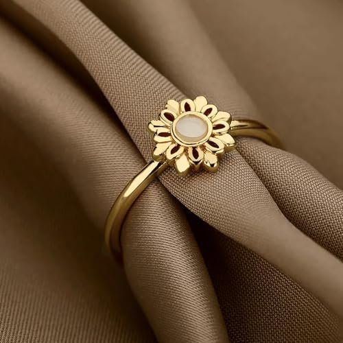 Bague en métal tendance texture unique et confort de port optimal