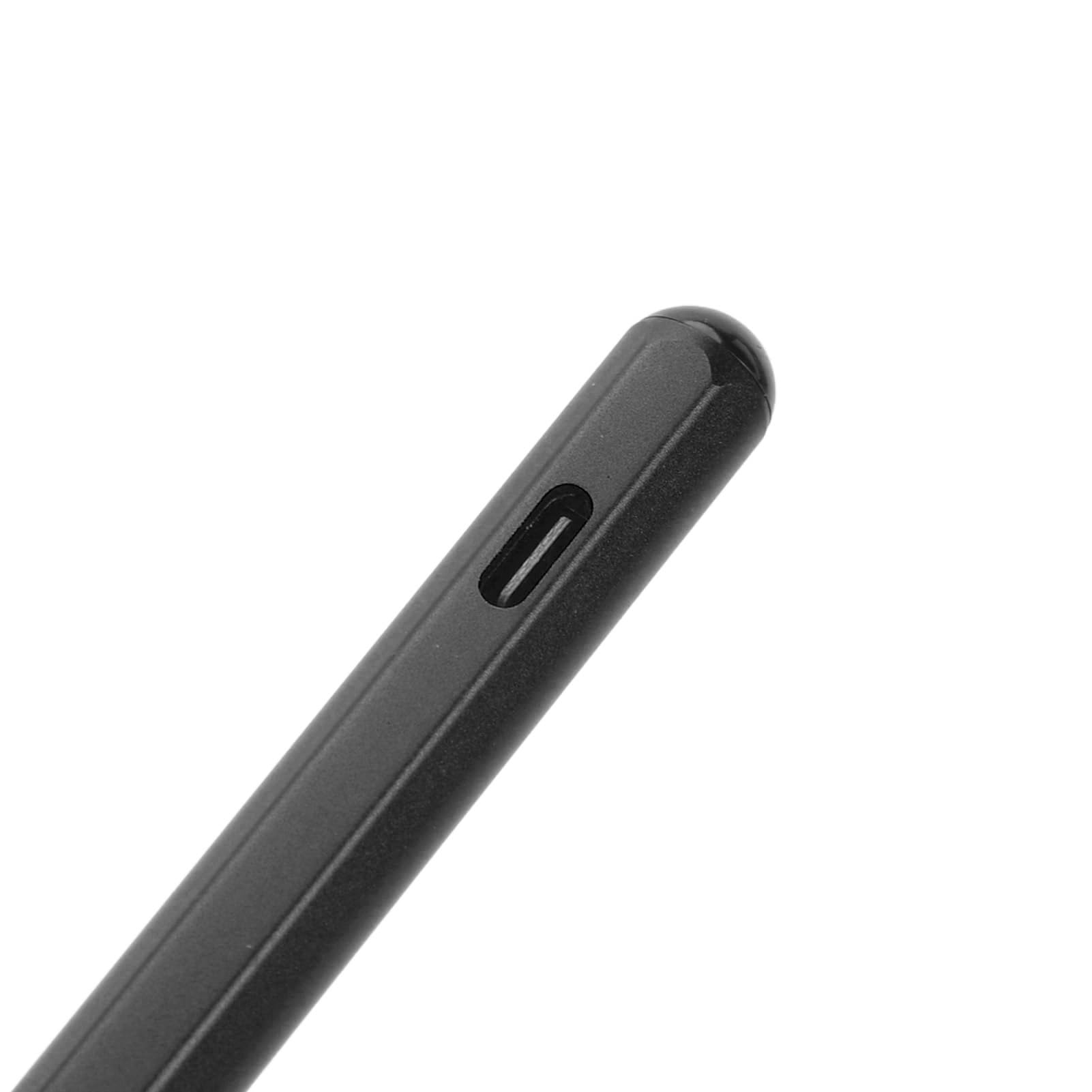 Fabater Penna Stilo, Penna Attiva Inclinabile MPP 2.0 con sensibilità Alla Pressione 4096, Stilo Capacitivo con 3 Punte di Ricambio e Clip per Pennino per Dispositivi Touchscreen Tablet (BLACK)