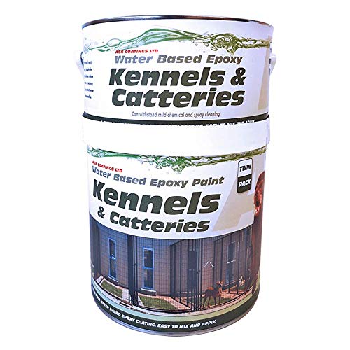 ASK Coatings Cattery and Kennel Floor Paint, waterproof epoxy paint (2.5L, Clear) โ image 1