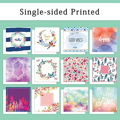 360 Sheets 4”X4” Patterned Scrapbook Paper Pad, 90 Designs Decorative Craft Paper Pads Scrapbooking For Journaling Supplies, Diy Card Making Decorative, 6 Mixed Pack #TOP3