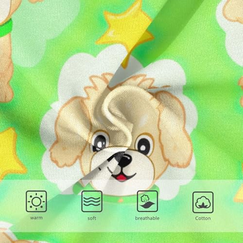 Cute Cartoon Dog Green Toddler Underwear Custom 2t Cotton Little Girl Panties Aesthetic Briefs Kids Undies3