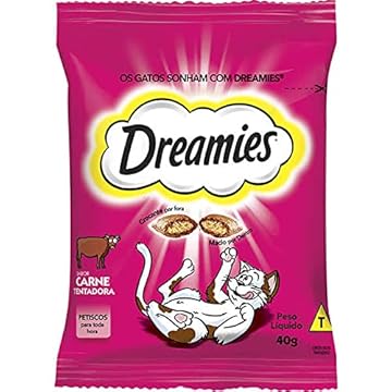 Petisco Dreamies Carne Para Gatos 40 gramas