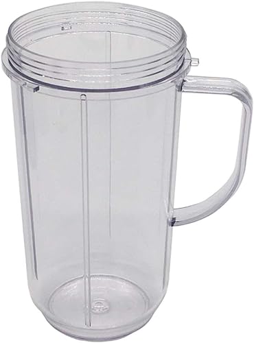 Joystar 1 pieza de repuesto de 22 onzas con mango grande para licuadora Magic Bala, mezcladora, exprimidora, procesador de alimentos