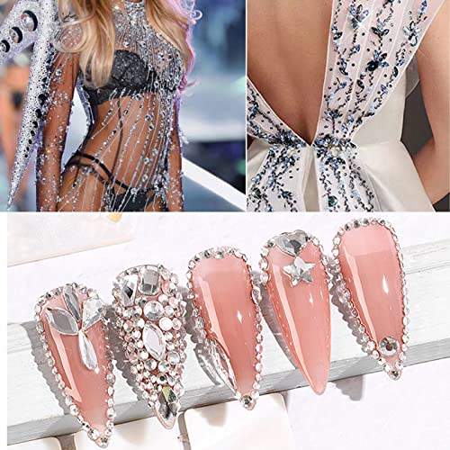 Strass pour ongles flatback 3100pcs avec stylo à cire