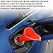 Eponcia Oil Funnel for Automotive Use, Long Neck Plastic Funnel Set for Oil Change Transmission Fluids Gas Lubricants Diesel Fuel Coolant Universal Spill-Proof&Flexible Car Accessories (2PCS, Red)