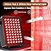 Red Light Therapy, Dual Chip Clinical Grade with 60 LEDs Device, High Power Near-Infrared Panels at 660nm/850nm, Timer Function for Body, Pain Relief, Face, Improve Sleep, Skin Health, (Black)