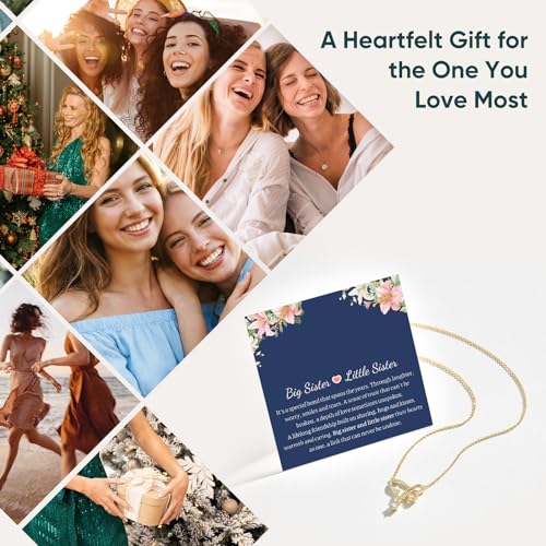 Image of Gifts for Mother Daughter Necklace -14K Gold Plated Interlocking Circles Zirconia Pendant Necklace, Dainty Mom Necklace for Women, Birthday Mother's Day Jewelry Gift for Her