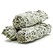 GloFX White Sage Bundle - 3 Pack - 4 Inches Sustainably Harvested California Smudge Stick Wand for Spiritual Incense Sticks Burning Aromatherapy Energy Cleansing Bundles Healing and Meditation