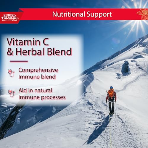 Buried Treasure ACF Extra Strength Liquid Immune Support – 1000mg Vitamin C, Elderberry, Zinc & Echinacea – Short-Term Adult Wellness Supplement, 16 fl oz - Image 6
