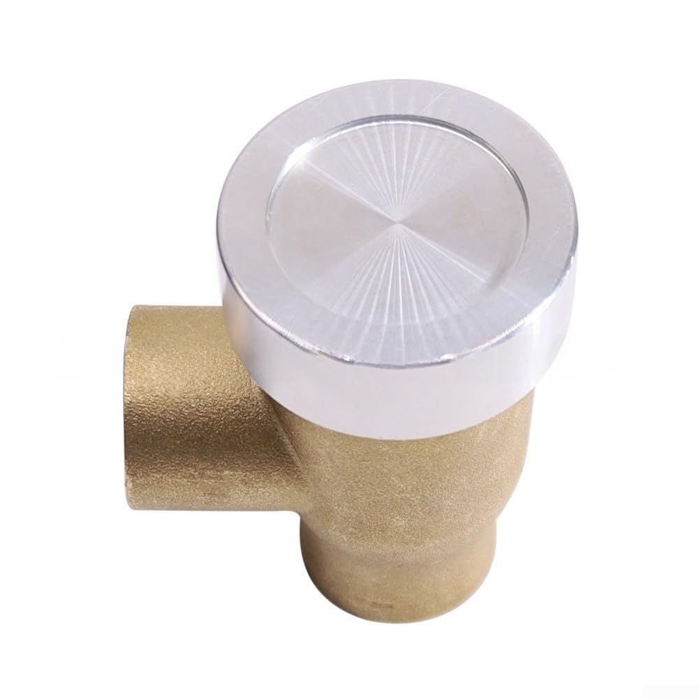 Valvola di ritegno in ottone anti sifone interruttore vuoto 1/2 pollice tappo di riflusso per camper campeggio rimorchio sistema idrico oro LF288A