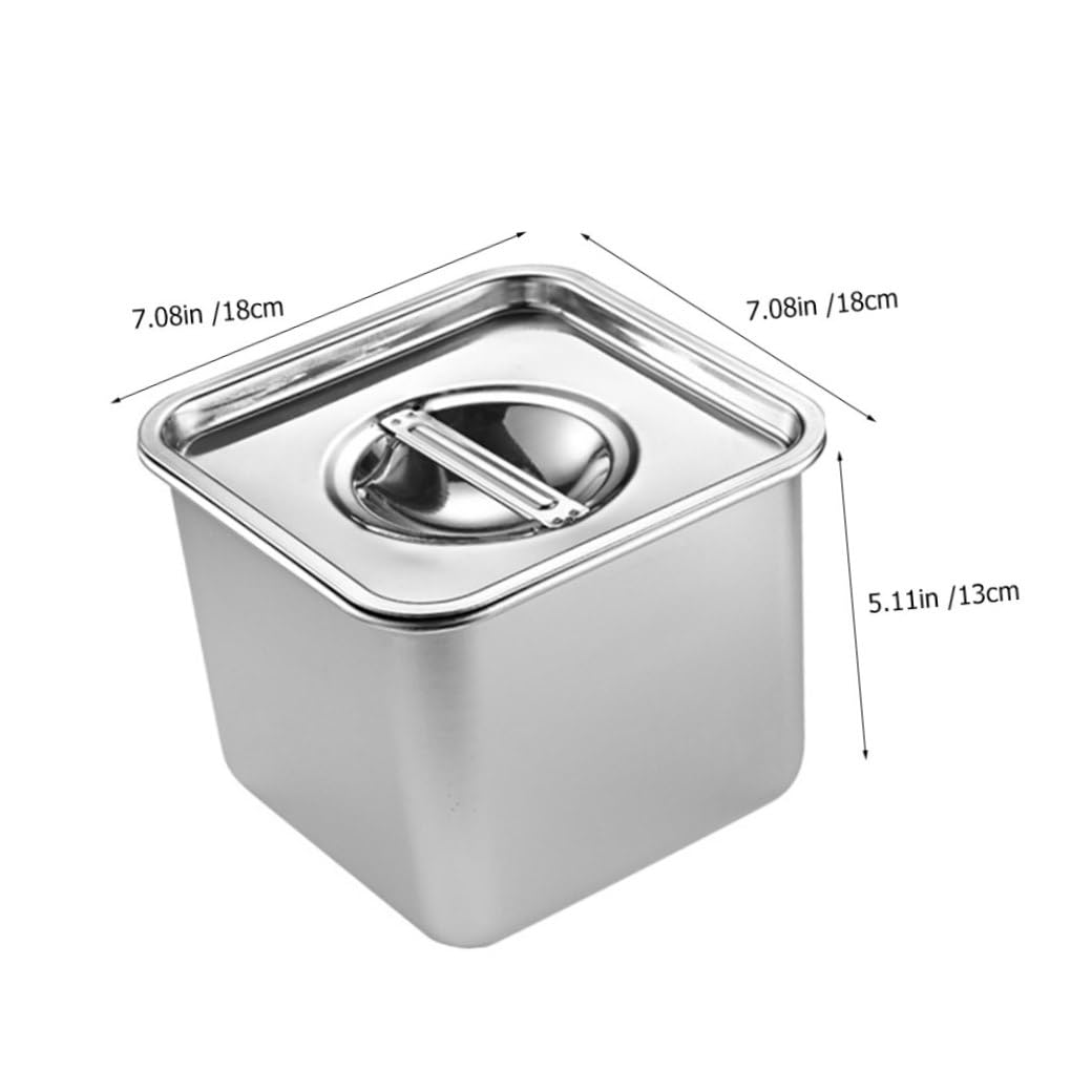 Edelstahl Gewürzglas Silber, Gewürzbehälter für Küche und Lebensmittel