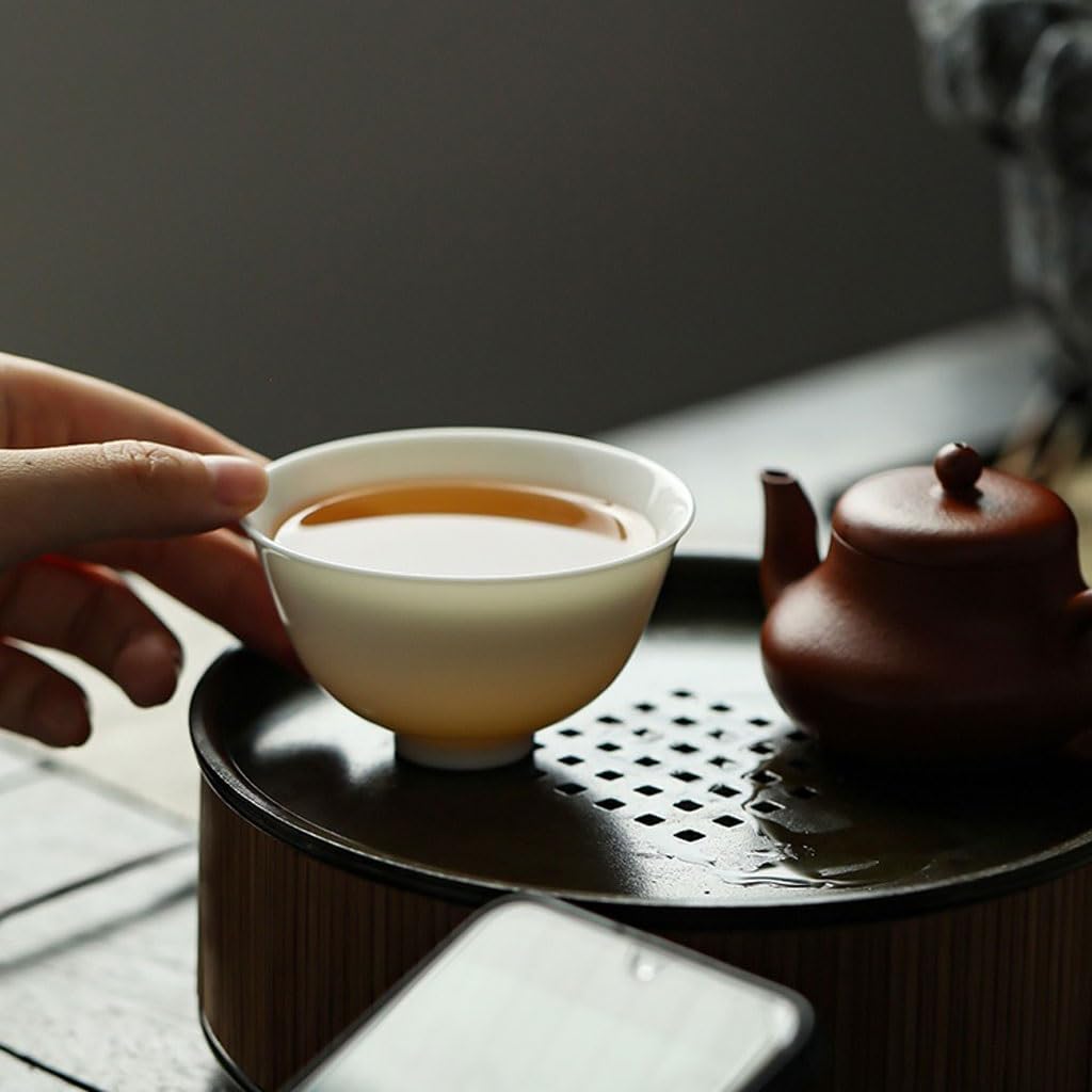 GSOUL Kungfu Tea cup Study Small Tea Cup Personal Owner Simple Set Single Ceramic Kung Fu Smelling Small Tea Cups