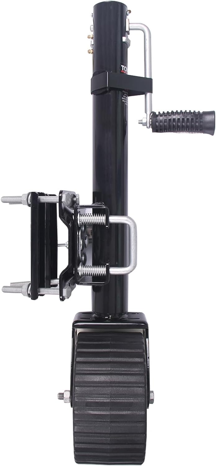 TOWKING 8inch Wheel Trailer Jack, 13" Vertical Movement, 2000 lbs, for