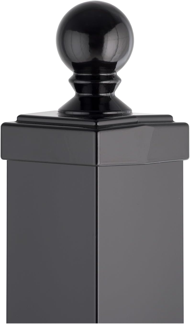 Whitehall Ball Finial Cap Option for Your Whitehall Mailbox Post - Black