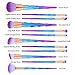 12 Pcs Makeup Brushes Set Premium Foundation Blending Blush Concealer Eye Face Lip Brushes for Powder Liquid Cream Complete Makeup Brushes Kit Synthetic Bristles