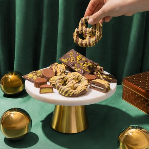 Image of Dubai Chocolate Gift Basket- Christmas Holiday Pistachio Trend Candy Assortment Gift Box- Food Present Idea for Men, Women, Corporate- Bonnie & Pop