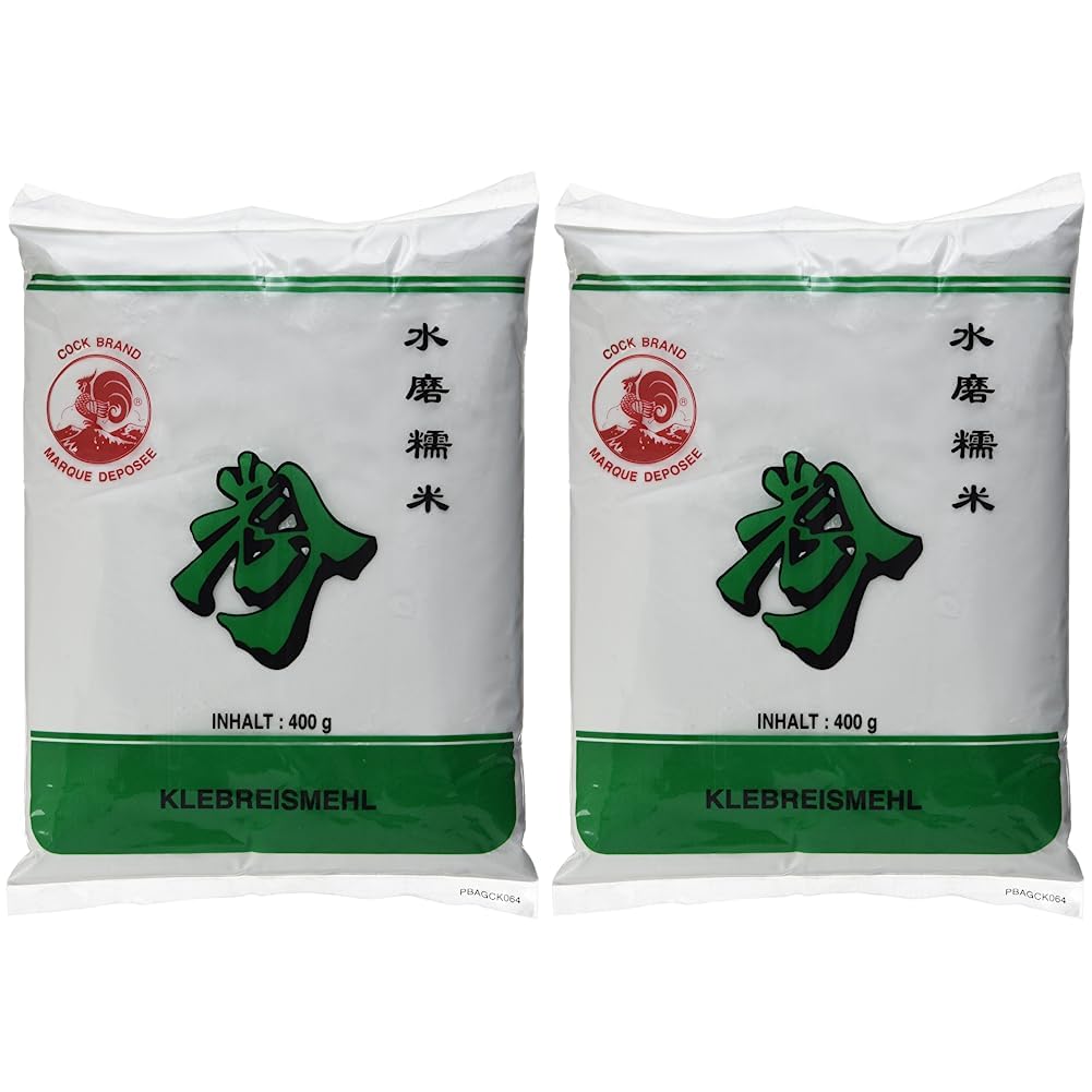 COCK - Klebereismehl, (1 X 400 GR) (Packung mit 2)