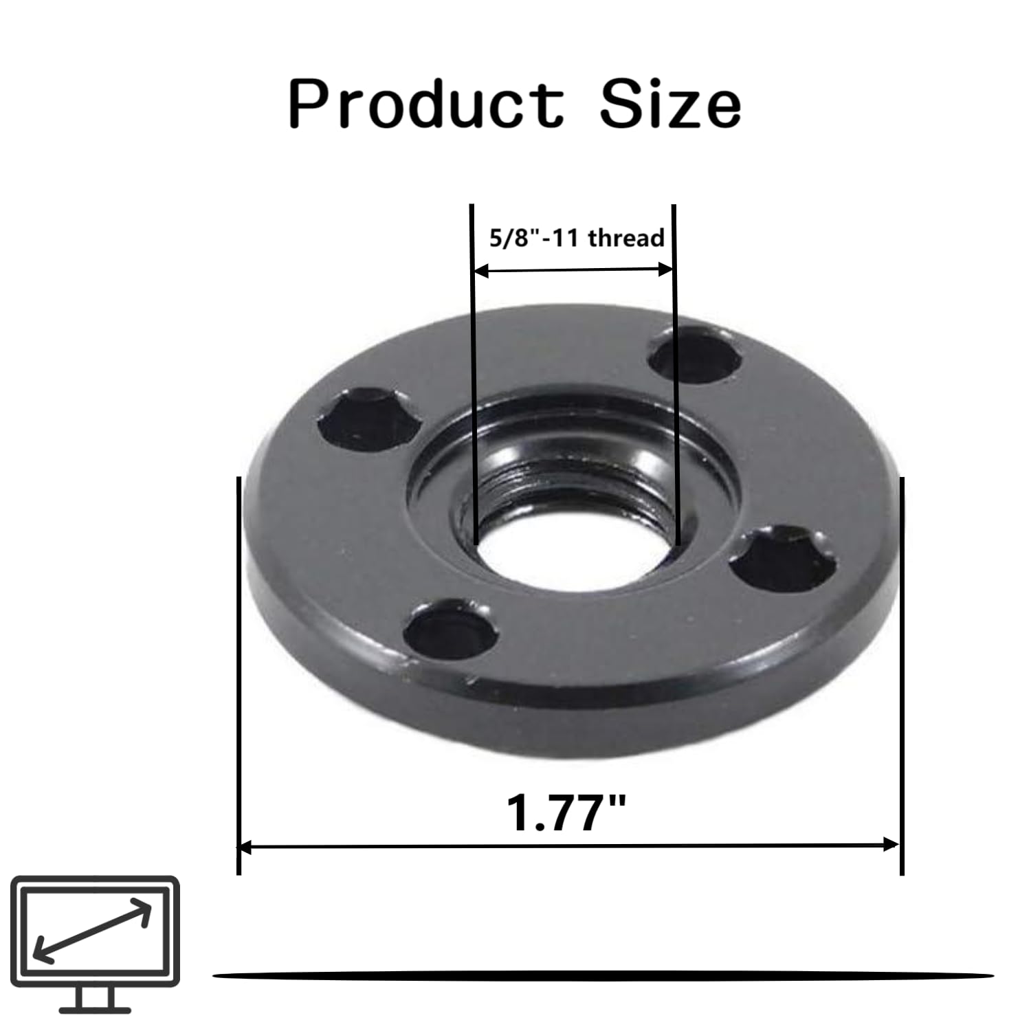 Amazon.com: (4pcs) N134467 Angle Grinder Flange Nuts for DEWALT 5