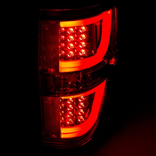 Sppc Smoke Led Tail Lights For Ford F-150 Version 2 - (Pair) #TOP5