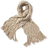  Erfurt Unisex - Erwachsene Schal, 221152, Gr. one size, Elfenbein (11 Bleached Sand)