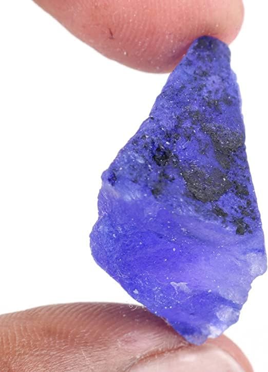 REAL-GEMS Natural Certified Raw Rough Blue Sapphire