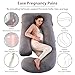 Victostar Pregnancy Pillow,57 inches U Shaped Maternity Pillow with Removable Cover Full Body Pillow Support for Back, HIPS, Legs, Belly