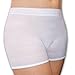 7 Slips avec jambe courte grossesse maternité sous-vêtements culottes d'hôpital pour serviettes hygiéniques après la naissance accouchement césarienne, aussi grandes tailles, usage multiple (XL)
