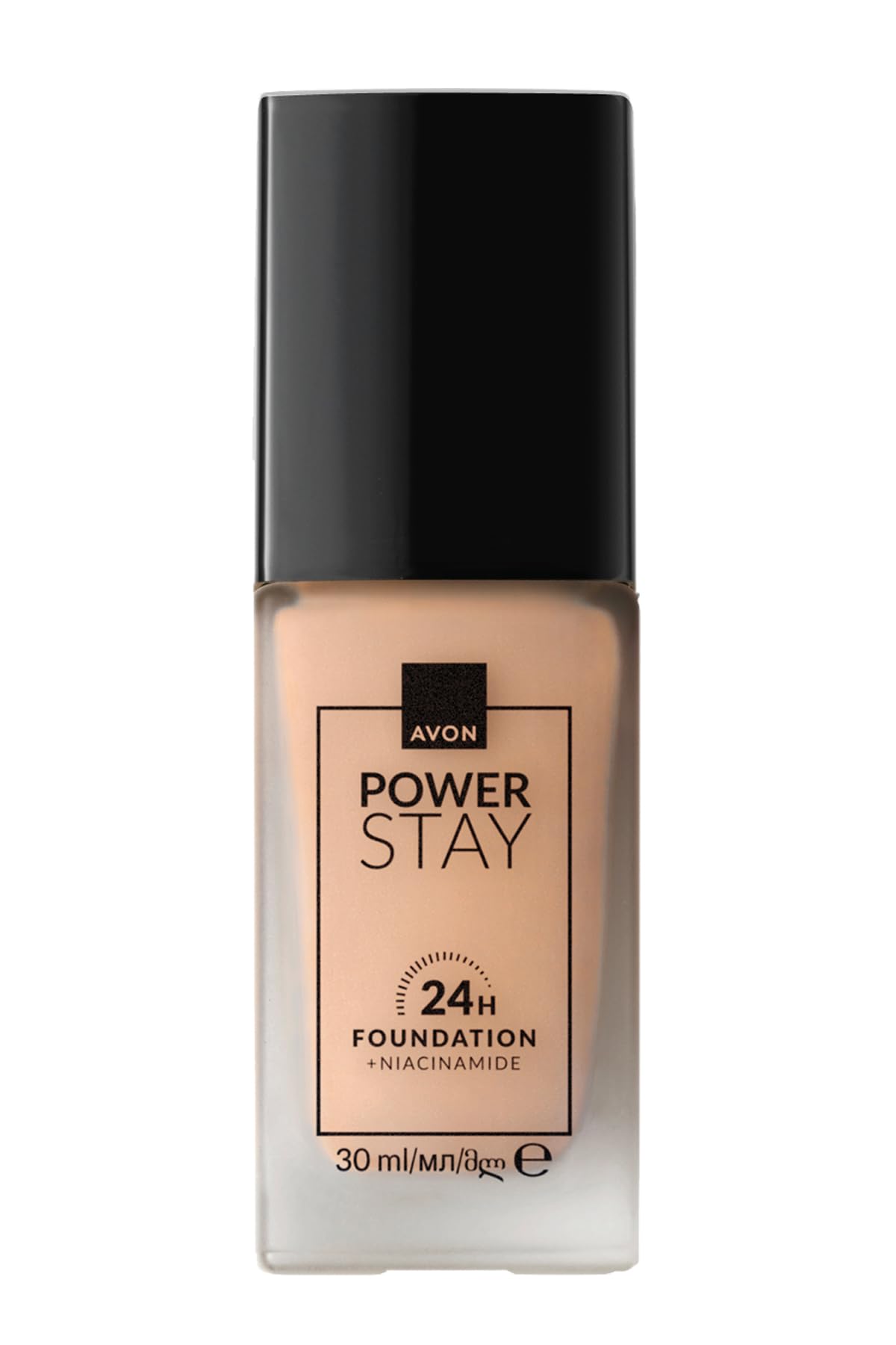 Avon Power Stay 24 Hour Longwear Foundation SPF10, Ivory 215P, Colour Lock Technology, Breathable, Natural-Looking Formula, 35 Shades, Cruelty Free