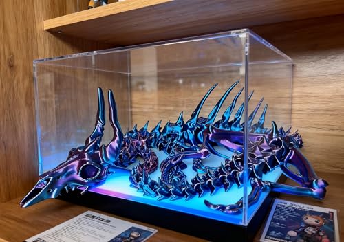 Escultura decorativa de dragón 3D impresa, 21 in miniatura 6