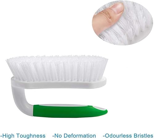 Miniatura 2 de Juego de 2 cepillos de limpieza y forro ligero de cortina de ducha de 72 x 72 pulgadas