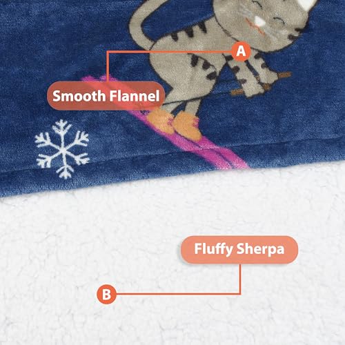 Image of Catalonia Oversized Hoodie Blanket Sweatshirt, Comfortable Sherpa Giant Pullover with Large Front Pocket for Adults Men Women Teenagers Wife Girlfriend